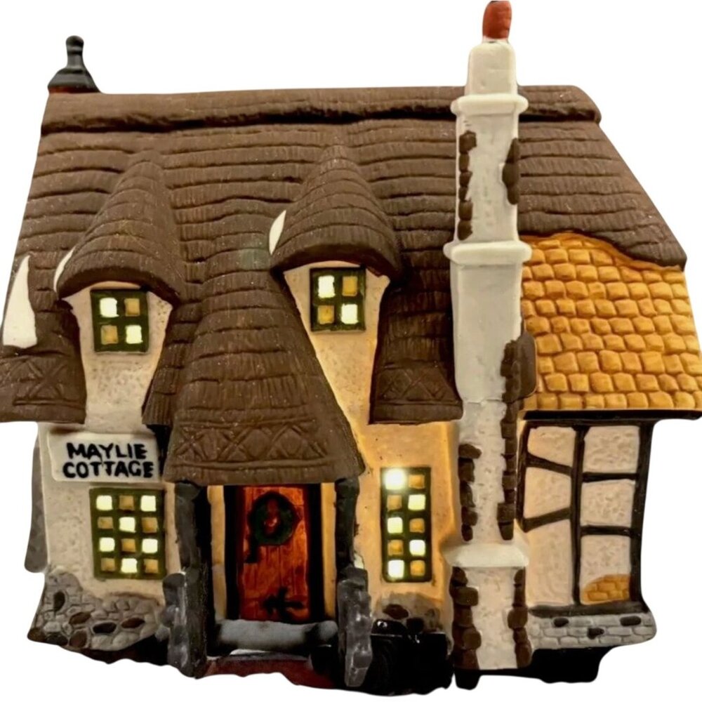 Vintage Dept 56 Dickens Village Maylie Cottage Heritage Porcelain House NEW